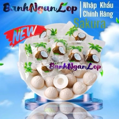 500g Kẹo Dừa Giòn Sakura Đậm Vị Nước Cốt Dừa, Thơm Ngậy, Giá ưu đãi 52.250