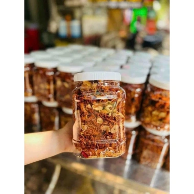 500g Khô Heo Cháy Tỏi - Thịt Heo Nạc Đậm Đà, Giòn Tan, Giá 89.000đ