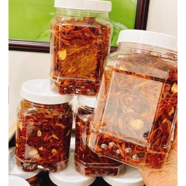 500g Khô Heo Cháy Tỏi - Thịt Heo Nạc Đậm Đà, Giòn Tan, Giá 89.000đ