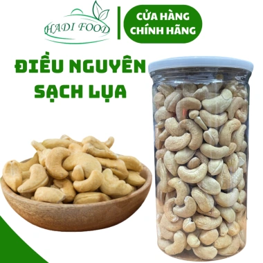 500gr Hạt điều sạch lúa sấy nguyên vị HadiFood Giá ưu đãi 95.000đ, chất lượng cao
