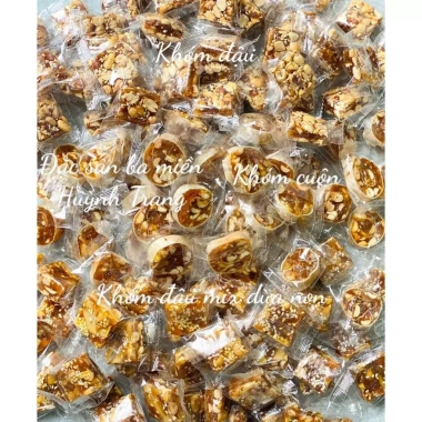 500gr Kẹo Khóm Đậu Phộng Tân Phước - Mứt Thơm Ngon, Giá Ưu Đãi 70.000₫