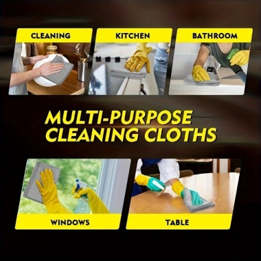 5/10 Vải Lau Microfiber Đa Năng - Khăn Rửa Xe, Nhà Bếp, Phòng Tắm, Cửa Sổ - Giá ưu đãi 45.360đ