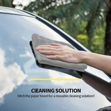 5/10 Vải Lau Microfiber Đa Năng - Khăn Rửa Xe, Nhà Bếp, Phòng Tắm, Cửa Sổ - Giá ưu đãi 45.360đ