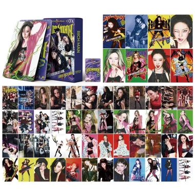 54 Photocards aespa Girls Too Short Savage - Bưu thiếp LOMO, hộp sẵn, 27.5k