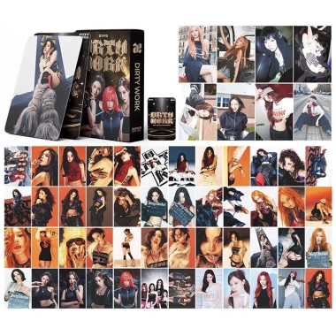54 Photocards aespa Girls Too Short Savage - Bưu thiếp LOMO, hộp sẵn, 27.5k