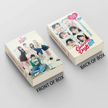 55 Cái IVE Photocards 2.025 KPOP LOMO Collection - Hộp Độc Quyền Giá 57.200₫
