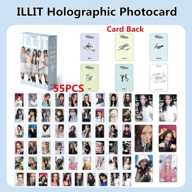 55 ILLIT Photocards Wonhee KPOP LOMO - Thẻ Không Dễ Dàng Bomb Giá 38.500₫
