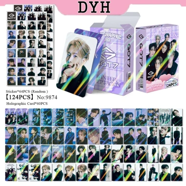 55 Photocards GOT7 2.025 ĐÔNG HEPTAGON Album BamBam LOMO Jackson Mark – 42.900₫