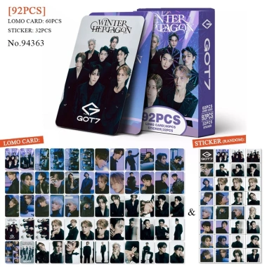 55 Photocards GOT7 2.025 ĐÔNG HEPTAGON Album BamBam LOMO Jackson Mark – 42.900₫ 4