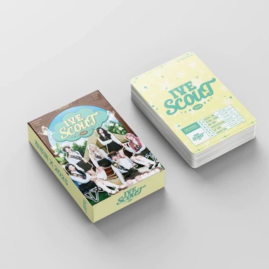 55 Photocards IVE SCOUT Album KPOP LOMO - Bộ sưu tập thẻ IVE, giảm giá 57,200₫