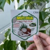 55 tem lục giác 7x8cm mứt dứa Giá chỉ 46.000đ, thơm ngon, làm bánh và quà tặng 2