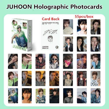 55 Thẻ Holographic KPOP CORTIS - James, Martin, Juhoon, Lomo - 42.900 VND