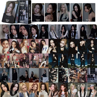 55 Thẻ ITZY Photocards Album Bạn Tưởng Tượng KPOP LOMO Bộ Sưu Tập Giá 57,200 VND 2