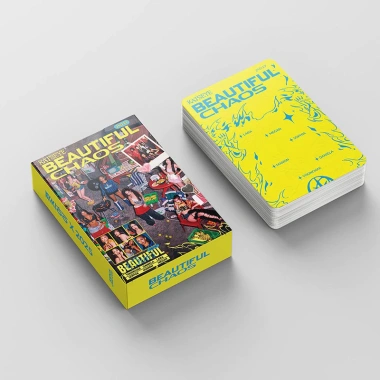 55 Thẻ KATSEYE Photocards BEAUTIFUL CHAOS Album KPOP LOMO - Bộ Sưu Tập Thẻ 57k