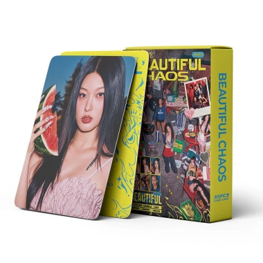 55 Thẻ KATSEYE Photocards BEAUTIFUL CHAOS Album KPOP LOMO - Bộ Sưu Tập Thẻ 57k