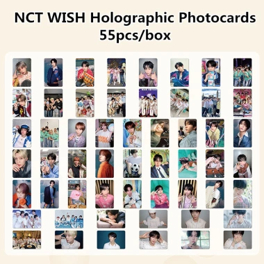 55 Thẻ KPOP NCT WISH - SION RIKU YUSHI JAEHEE RYO SAKUYA LOMO - Giá 58.300₫ 5
