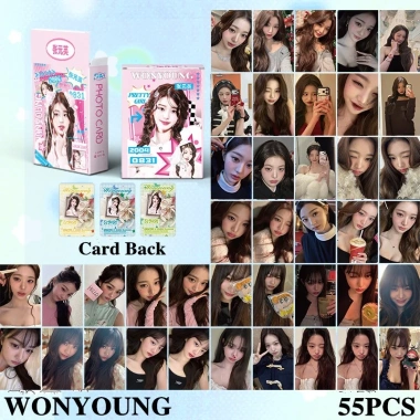 55 Thẻ Laser IVE WONYUNG Photocards LOMO Card KPOP Album - Giá 57.200₫ giảm từ 74.360₫ 2