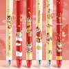 6 Bút Gel 0.5mm Năm Ngựa 2.026 - Nhanh khô, mực đen, viết dễ, sinh viên văn phòng 8
