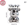 6 Cái Nĩa Tráng Miệng Thép Không Gỉ N2HAO + Lọ Bảo Quản Gấu Dễ Thương - Lý Tưởng cho Tiệc Salad 7