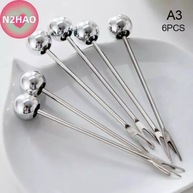 6 Cái Nĩa Tráng Miệng Thép Không Gỉ N2HAO + Lọ Bảo Quản Gấu Dễ Thương - Lý Tưởng cho Tiệc Salad 9 6 Cái Nĩa Tráng Miệng Thép Không Gỉ N2HAO + Lọ Bảo Quản Gấu Dễ Thương - Lý Tưởng cho Tiệc Salad 9
