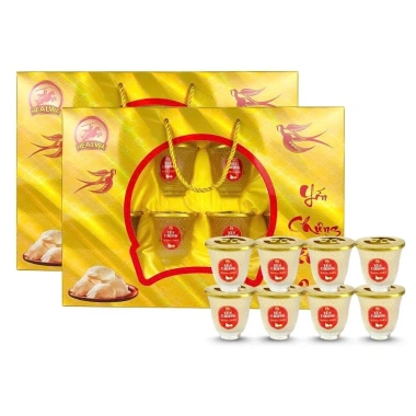 6 chén yến chưng bát bảo + 6 ly yến đường phèn cao cấp - Giảm còn 840.000₫ 2