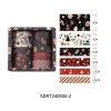 6 cuộn Băng Washi Giáng sinh Vui vẻ - DIY Băng ghi chép hoạt hình 11.7cm - 132k 6