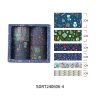 6 cuộn Băng Washi Giáng sinh Vui vẻ - DIY Băng ghi chép hoạt hình 11.7cm - 132k 8
