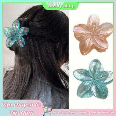 6 Kẹp Tóc Nữ Thời Trang Plumeria Hoa Nhiều Màu - Phù hợp Bãi Biển Hè, Giá 33.5k