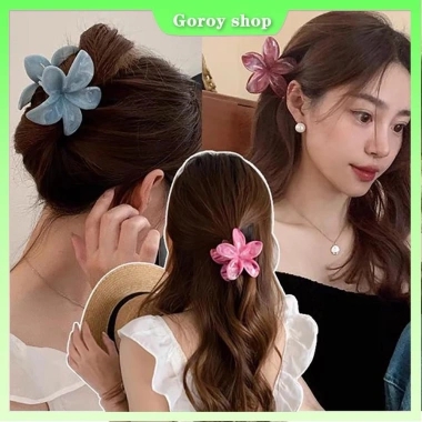 6 Kẹp Tóc Nữ Thời Trang Plumeria Hoa Nhiều Màu - Phù hợp Bãi Biển Hè, Giá 33.5k