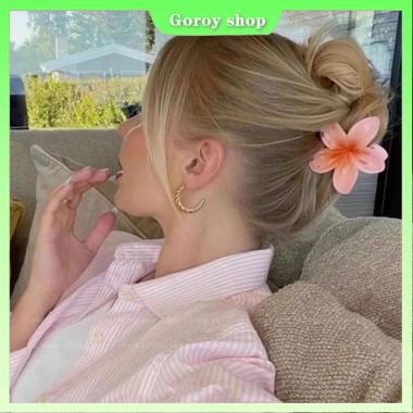 6 Kẹp Tóc Nữ Thời Trang Plumeria Hoa Nhiều Màu - Phù hợp Bãi Biển Hè, Giá 33.5k
