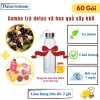 60 gói trà detox + trà gạo lứt + bình Danavietnam 300ml - Giảm cân, thanh lọc, đẹp da, đẹp dáng