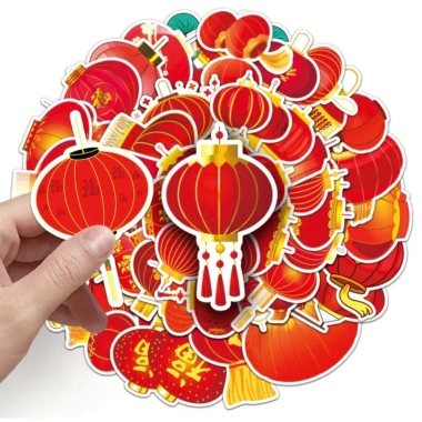60 Sticker lồng đèn và mẫu trang trí Tết 2.025 - Giá chỉ 20.000 VNĐ, giảm giá hấp dẫn