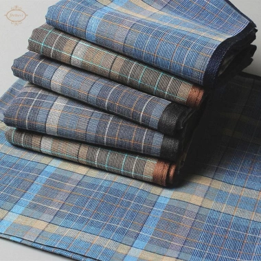 6x Khăn Tay Nam Cotton 40x40cm Túi Vuông Phong Cách Kinh Doanh – Chỉ 140.400₫