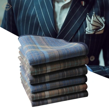 6x Khăn Tay Nam Cotton 40x40cm Túi Vuông Phong Cách Kinh Doanh – Chỉ 140.400₫ 6