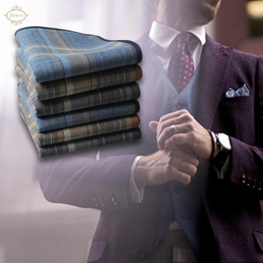 6x Khăn Tay Nam Cotton 40x40cm Túi Vuông Phong Cách Kinh Doanh – Chỉ 140.400₫ 7