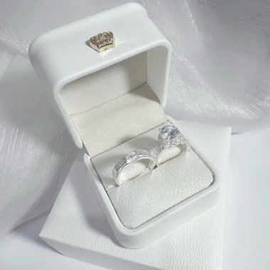 7 mẫu nhẫn đôi bạc CHY SILVER fullbox - Đá bạc thật, chỉ 500k (giá gốc 620k)