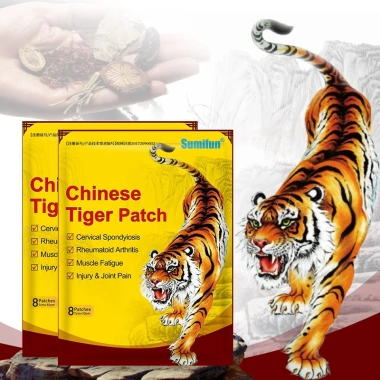 8 Miếng Cao Dán Con Cọp - Giảm Đau Thắt Lưng, Khớp, Cổ Vai Gáy, Thành Phần Cao Động Vật & Thảo Dược 8