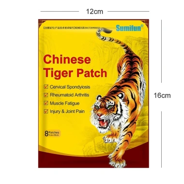 8 Miếng Cao Dán Con Cọp - Giảm Đau Thắt Lưng, Khớp, Cổ Vai Gáy, Thành Phần Cao Động Vật & Thảo Dược 9
