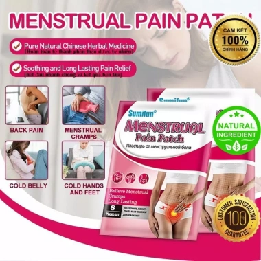 8 Miếng Dán Đau Bụng Kinh Nguyệt Thảo Dược Organic Hết Đau Ngay - Siêu Rẻ 92.560₫