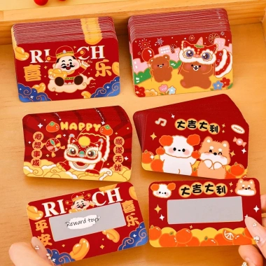 80 thẻ cào tết DIY viết tay - Thẻ CNY trúng thưởng, quà bất ngờ cho bé, 37.422 VND
