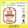 9 Tem Nhãn Giấy Bóng Decan Sticker Dán Tết InkTEM, Hạt Granola, Macca, Hạnh Nhân, Óc Chó 18.000đ