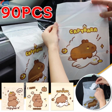 90 Túi rác dùng một lần cho ô tô + tấm lót thùng PE 20x31cm chống rò rỉ - 67.870₫