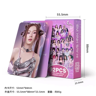 92 Cái Hộp EM XINH SAY HI Photocard LyHan 52HZ Thẻ Sticker Bộ Sưu Tập - 35.200₫ 8