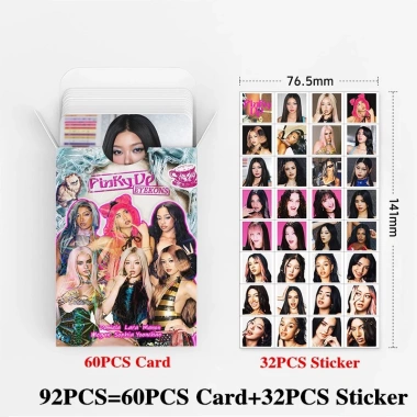 92 Cái/ hộp KATSEYE Photocards THE BEAUTIFUL CHAOS Gabriela KPOP LOMO – Bộ Sưu Tập Sticker, chỉ 38.500đ 8