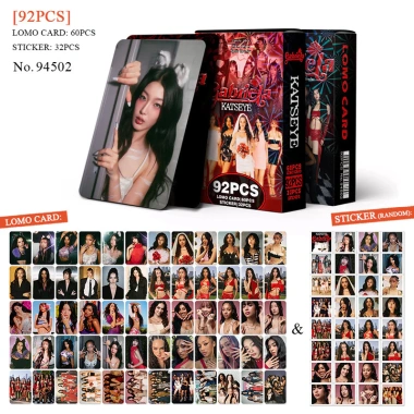 92 Cái/ hộp KATSEYE Photocards THE BEAUTIFUL CHAOS Gabriela KPOP LOMO – Bộ Sưu Tập Sticker, chỉ 38.500đ 10