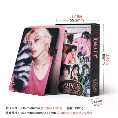92 Cái hộp Photocard Stray Kids LÀM IT KPOP Felix Seungmin LeeKnow HAN HyunJin ChangBin LOMO - Bộ sưu tập 38.500₫ 8