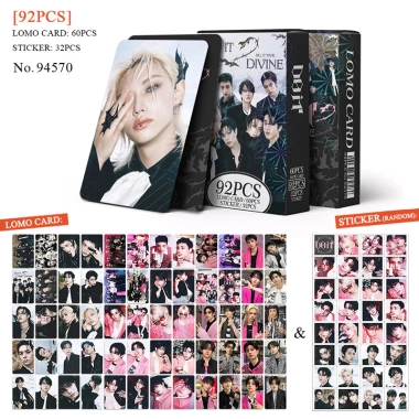 92 Cái hộp Photocard Stray Kids LÀM IT KPOP Felix Seungmin LeeKnow HAN HyunJin ChangBin LOMO - Bộ sưu tập 38.500₫ 10