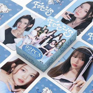 92 Cái Thẻ Sticker Hearts2Hearts Photocards FOCUS KPOP LOMO - Hộp Sưu Tập Đáo