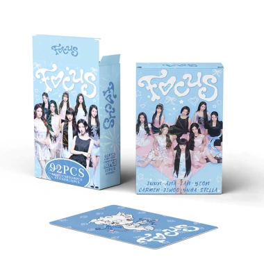 92 Cái Thẻ Sticker Hearts2Hearts Photocards FOCUS KPOP LOMO - Hộp Sưu Tập Đáo 2