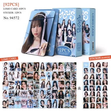 92 Cái Thẻ Sticker Hearts2Hearts Photocards FOCUS KPOP LOMO - Hộp Sưu Tập Đáo 3